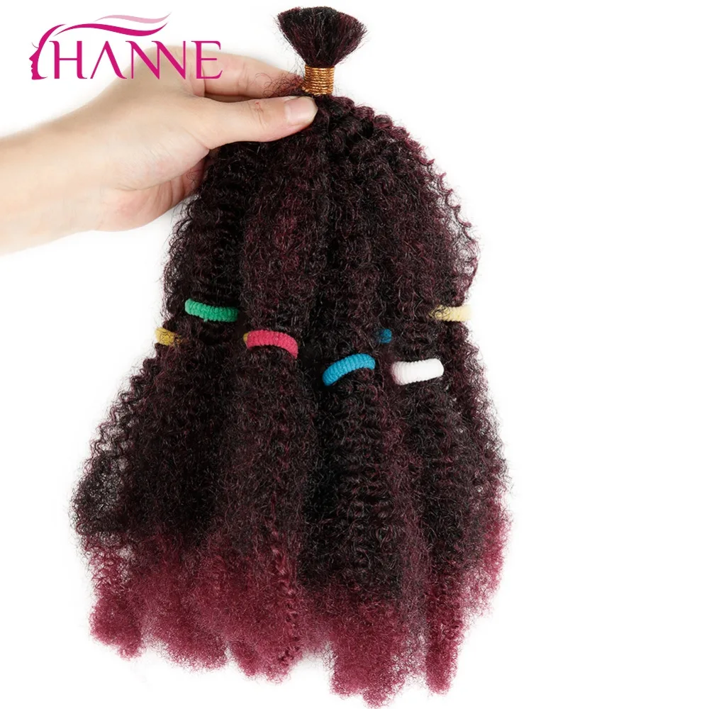 HANNE 2pcs Afro Extensions Bulk Hair Small Kinky Curly 12" Pure Or Ombre Mixed Color Pre Braided Hair Extensions Synthetic Weave
HANNE 2pcs Afro Extensions Bulk Hair Small Kinky Curly 12" Pure Or Ombre Mixed Color Pre Braided Hair Extensions Synthetic Weave