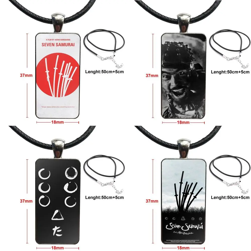 Fashion Glass Cabochon Pendant Necklace Women Steel Color Choker Rectangle Necklace For Men Women Party Gift Seven Samurai
Fashion Glass Cabochon Pendant Necklace Women Steel Color Choker Rectangle Necklace For Men Women Party Gift Seven Samurai