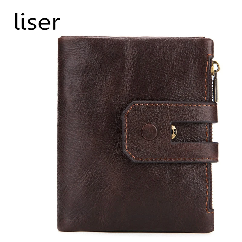 New Design Double Zipper Triple Folded Money Wallet Men's Short Soft Wallets Oil Wax Leisure and Wear-resistant Card Holder
New Design Double Zipper Triple Folded Money Wallet Men's Short Soft Wallets Oil Wax Leisure and Wear-resistant Card Holder