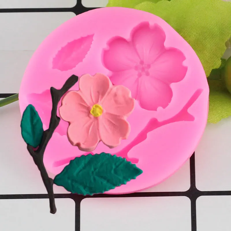 DIY Plum Flower Silicone Fondant Baking Mold Cupcake DIY Cake Decorating Tools 3D Polymer Clay Resin Candy Chocolate Fimo Molds
DIY Plum Flower Silicone Fondant Baking Mold Cupcake DIY Cake Decorating Tools 3D Polymer Clay Resin Candy Chocolate Fimo Molds