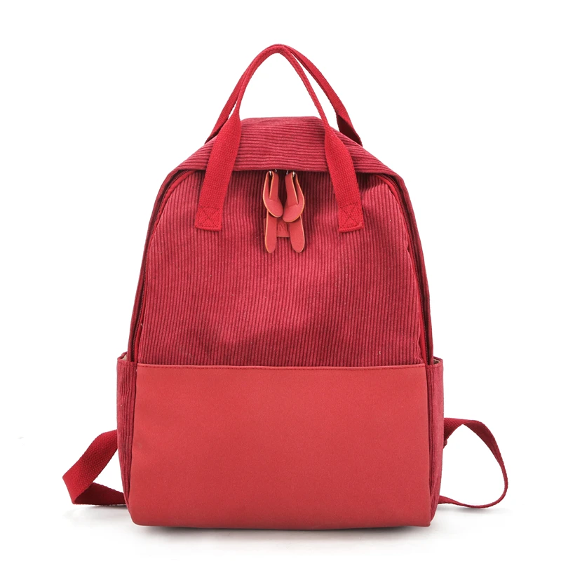 Fashion Style Soft Fabric Backpack Female Corduroy Design School BackpackSimple design simple ladies backpack female backpack
Fashion Style Soft Fabric Backpack Female Corduroy Design School BackpackSimple design simple ladies backpack female backpack