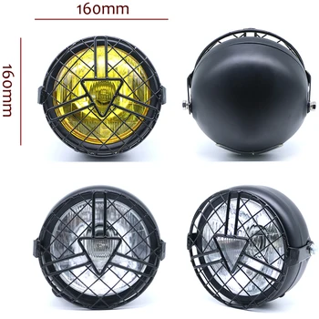 Universal Motorcycle Refit Grill Headlamp DC 12V Scooter Net Head Light Motor Round Front Lights Motorbike Retro Black Spotlight
Universal Motorcycle Refit Grill Headlamp DC 12V Scooter Net Head Light Motor Round Front Lights Motorbike Retro Black Spotlight