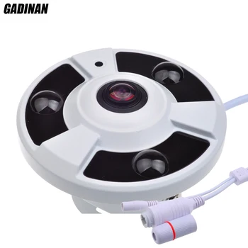 GADINAN 5MP Fish Eye Lens PoE Camera 720P/960P/H.265 1080P 2.0MP Panorama 180 Degree/360 Degree Panoramic P2P ONVIF IP Camera
GADINAN 5MP Fish Eye Lens PoE Camera 720P/960P/H.265 1080P 2.0MP Panorama 180 Degree/360 Degree Panoramic P2P ONVIF IP Camera
