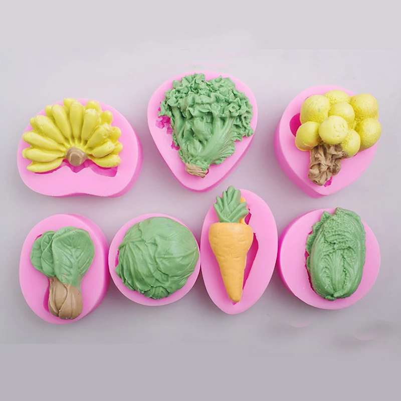 Cute Green Vegetables Cake Mold Fruit fondant cake mold chocolate mould kitchen baking Silicone Sugar Cake Decoration Tool
Cute Green Vegetables Cake Mold Fruit fondant cake mold chocolate mould kitchen baking Silicone Sugar Cake Decoration Tool