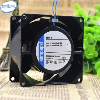 TYP8556N Full Metal High Temperature Cooling Fan AC 230V 12W/11W 0.06A/0.07A 8038 8cm 80*80*38mm 2 Wires
TYP8556N Full Metal High Temperature Cooling Fan AC 230V 12W/11W 0.06A/0.07A 8038 8cm 80*80*38mm 2 Wires