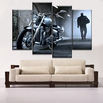 HD Print Canvas Paintings Home Decor 4 Pcs Vehicles Motorcycle And Man Unique Wall Art Modular Pictures Modern Posters Bedroom
HD Print Canvas Paintings Home Decor 4 Pcs Vehicles Motorcycle And Man Unique Wall Art Modular Pictures Modern Posters Bedroom