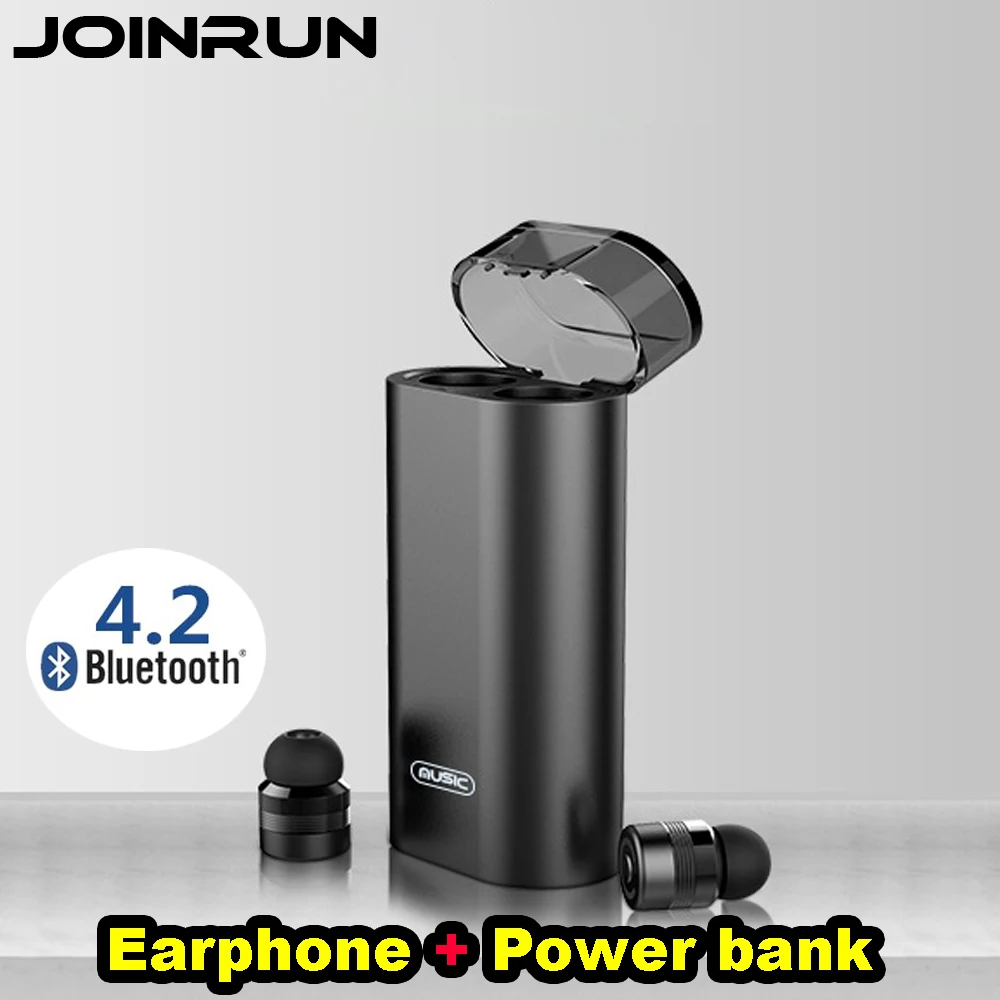 Joinrun TWS Mini Wireless Bluetooth Earphone Stereo Earbud Headset With Charging Box Mic For All Smart phone Freeshipping
Joinrun TWS Mini Wireless Bluetooth Earphone Stereo Earbud Headset With Charging Box Mic For All Smart phone Freeshipping