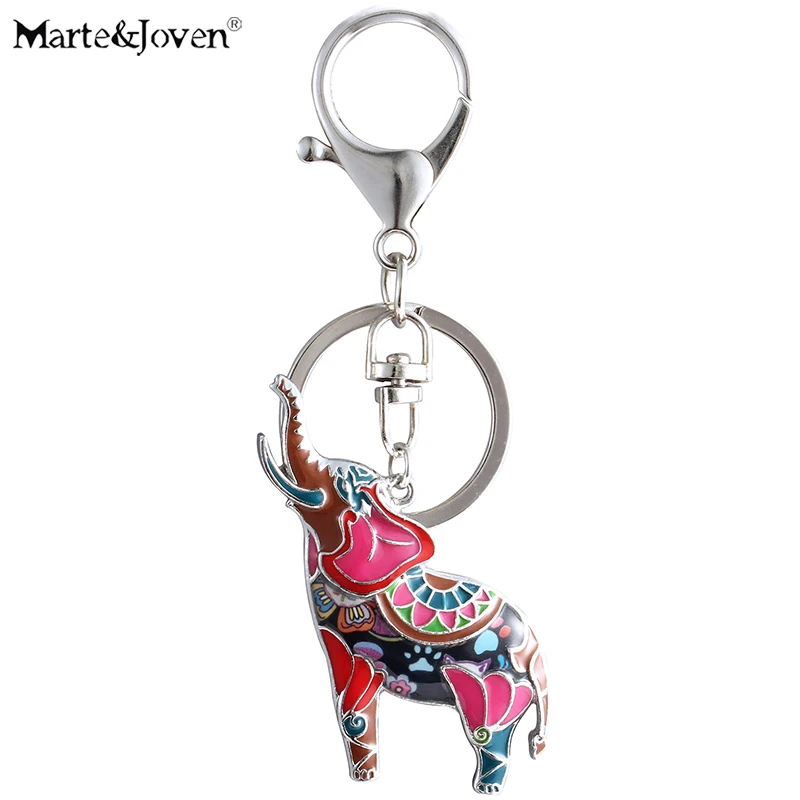 Marte&Joven Unique Lucky Elephant Gift Keychains for Women Multicolor Enamel Animal Jewelry Keyrings
Marte&Joven Unique Lucky Elephant Gift Keychains for Women Multicolor Enamel Animal Jewelry Keyrings