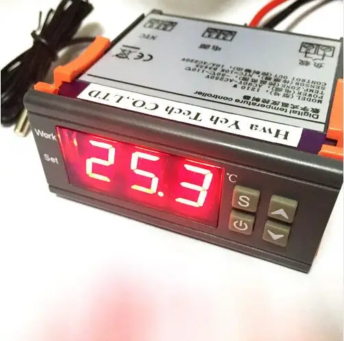 Digital Temperature Controller 90-250V 10A 220V Thermostat Regulator with Sensor -50~110C Heating Cooling Control
Digital Temperature Controller 90-250V 10A 220V Thermostat Regulator with Sensor -50~110C Heating Cooling Control