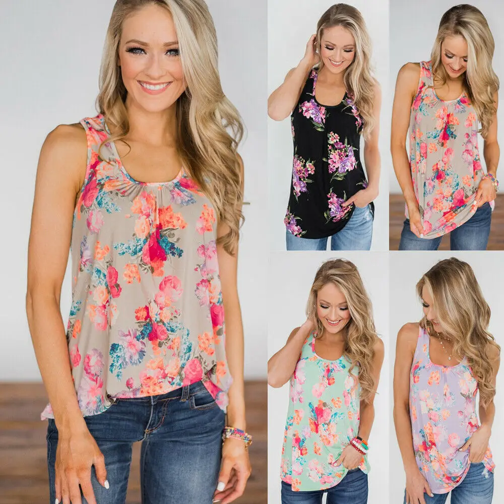 New Women Ladies Fashion Casual Summer Tank Top Vest Sleeveless Loose Print Beach Camisole Tank Top Vest
New Women Ladies Fashion Casual Summer Tank Top Vest Sleeveless Loose Print Beach Camisole Tank Top Vest