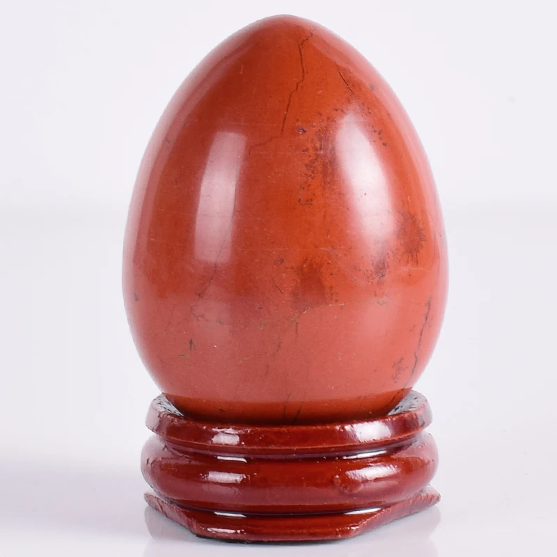 Big Size Red Japser Egg & Wood Base Undrill 50*38 MM Natural Crystal Mineral Ball Home Decor Accessory Kegel Massage Yoni Egg
Big Size Red Japser Egg & Wood Base Undrill 50*38 MM Natural Crystal Mineral Ball Home Decor Accessory Kegel Massage Yoni Egg