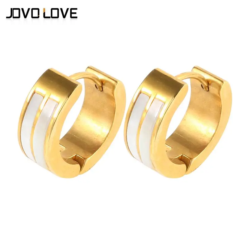 Smiple Stainless Steel Hoop Earrings White Shell Gold Color Round Small Earings Fashion Jewelry for Women Wedding Party Gift
Smiple Stainless Steel Hoop Earrings White Shell Gold Color Round Small Earings Fashion Jewelry for Women Wedding Party Gift