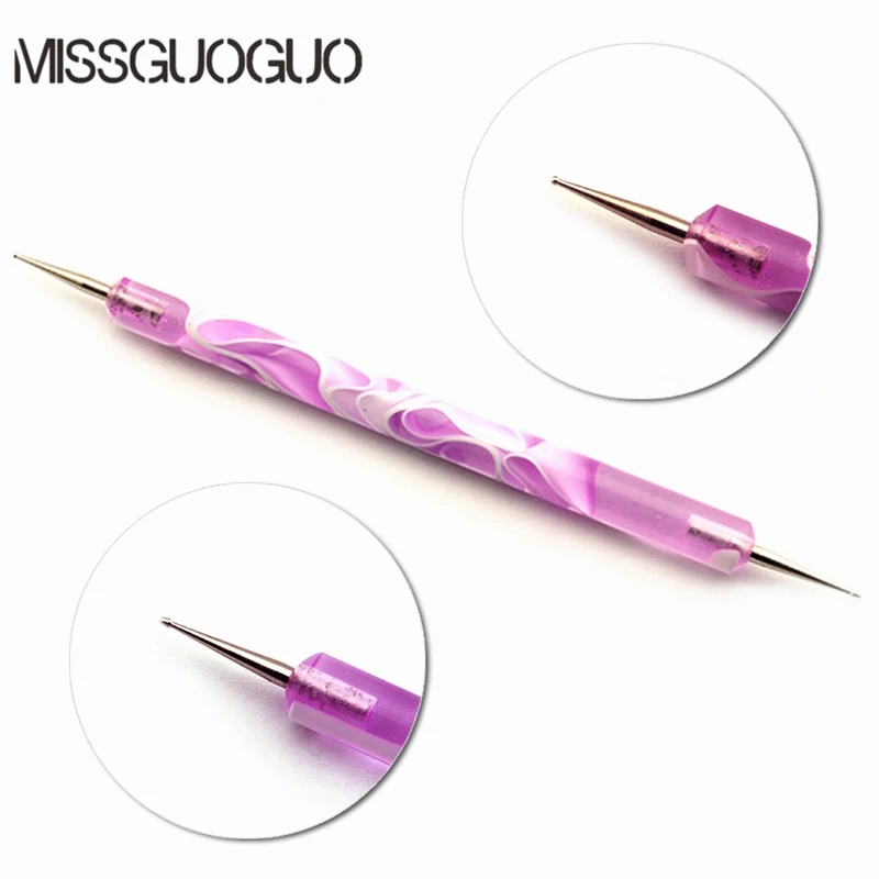 Double Head Nail Art Dotting Pen Crystal Beads Light Purple Handle for UV Gel Professional Acrylic Nail Manicure Nail Art Tool
Double Head Nail Art Dotting Pen Crystal Beads Light Purple Handle for UV Gel Professional Acrylic Nail Manicure Nail Art Tool