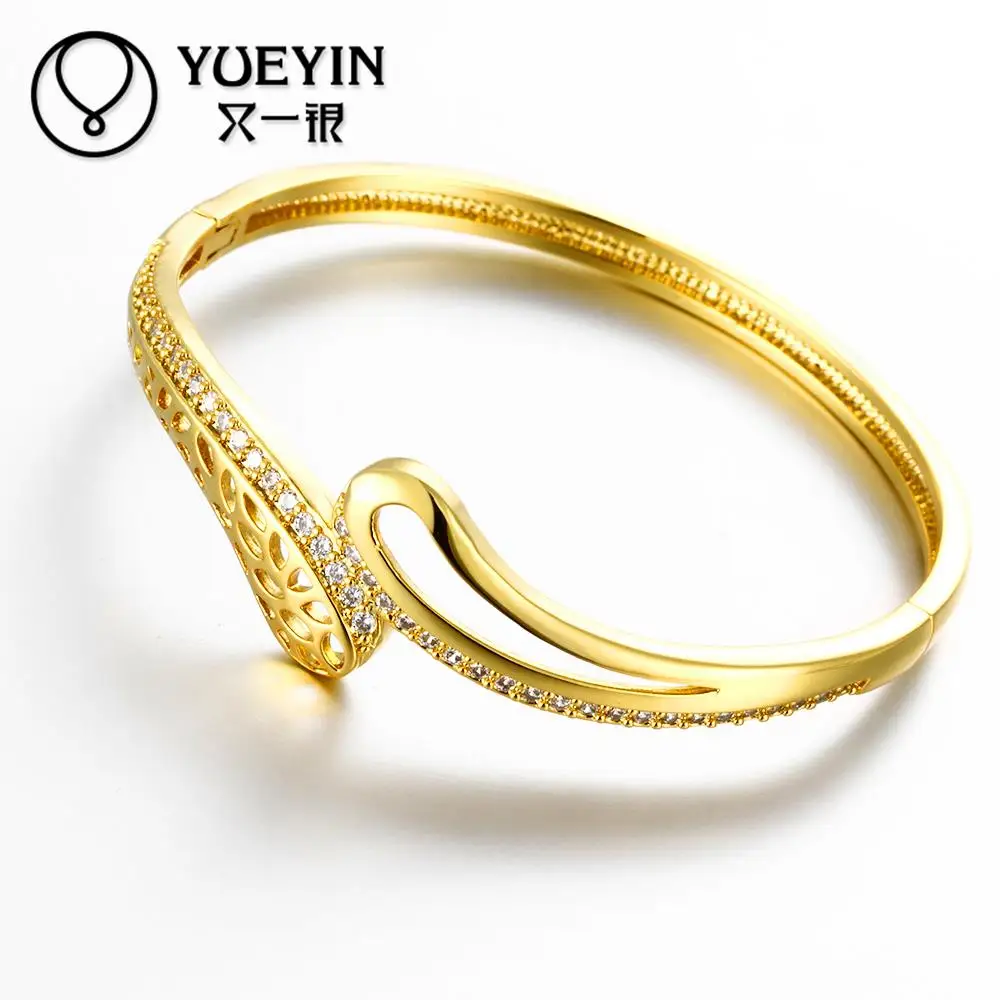 Wholesalek yellow Gold color bangles For Women fashion Bridal wedding Jewelry wholesale Armreifen pulseiras
Wholesalek yellow Gold color bangles For Women fashion Bridal wedding Jewelry wholesale Armreifen pulseiras