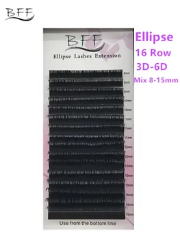BFF Brand 10 Box 16 Row Ellipse Flat False Eyelash 0.15/0.2 mix8-15mm Soft Tasteful High-quality Individual Eyelash Extension
BFF Brand 10 Box 16 Row Ellipse Flat False Eyelash 0.15/0.2 mix8-15mm Soft Tasteful High-quality Individual Eyelash Extension