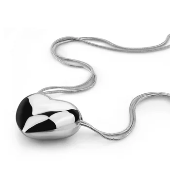 925 Sterling Silver Jewelry Vintage Korean Long Heart Necklaces For Women Wedding Kolye Collares women's clothing & accessories
925 Sterling Silver Jewelry Vintage Korean Long Heart Necklaces For Women Wedding Kolye Collares women's clothing & accessories