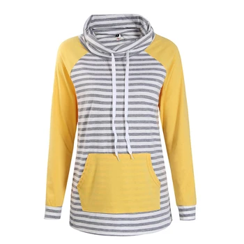 Hoodies Women Autumn Long Sleeve Sweatshirt Women Fashion Stripe Print Pullover Femme Casual Hooded Tops Ws3781C
Hoodies Women Autumn Long Sleeve Sweatshirt Women Fashion Stripe Print Pullover Femme Casual Hooded Tops Ws3781C