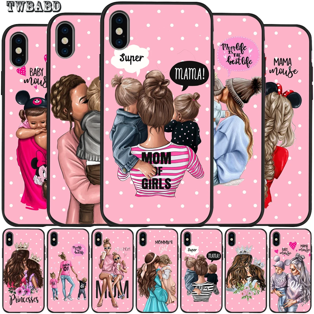 Super Mama Mouse Dad Girl Mom Boy Baby Case For Cover iphone 8 7 X XS Max XR 6 7 8 Plus 5S SE Soft Case Cover Etui
Super Mama Mouse Dad Girl Mom Boy Baby Case For Cover iphone 8 7 X XS Max XR 6 7 8 Plus 5S SE Soft Case Cover Etui