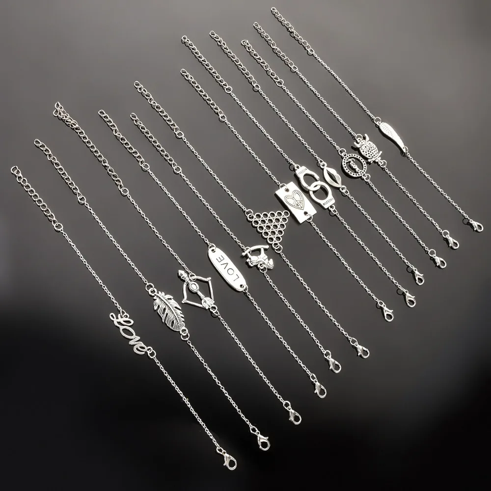 Simple Style Silver Plated Charm Bracelet Jewelry Gift Wedding Banquet Wholesale Top Quality Jewelry
Simple Style Silver Plated Charm Bracelet Jewelry Gift Wedding Banquet Wholesale Top Quality Jewelry