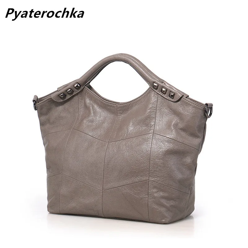 Pyaterochka Fashion Casual Women Crossbody Rivet Handbag Ladies Genuine Leather High Quality Luxury Famous Brand 2018 Bag Baobao
Pyaterochka Fashion Casual Women Crossbody Rivet Handbag Ladies Genuine Leather High Quality Luxury Famous Brand 2018 Bag Baobao