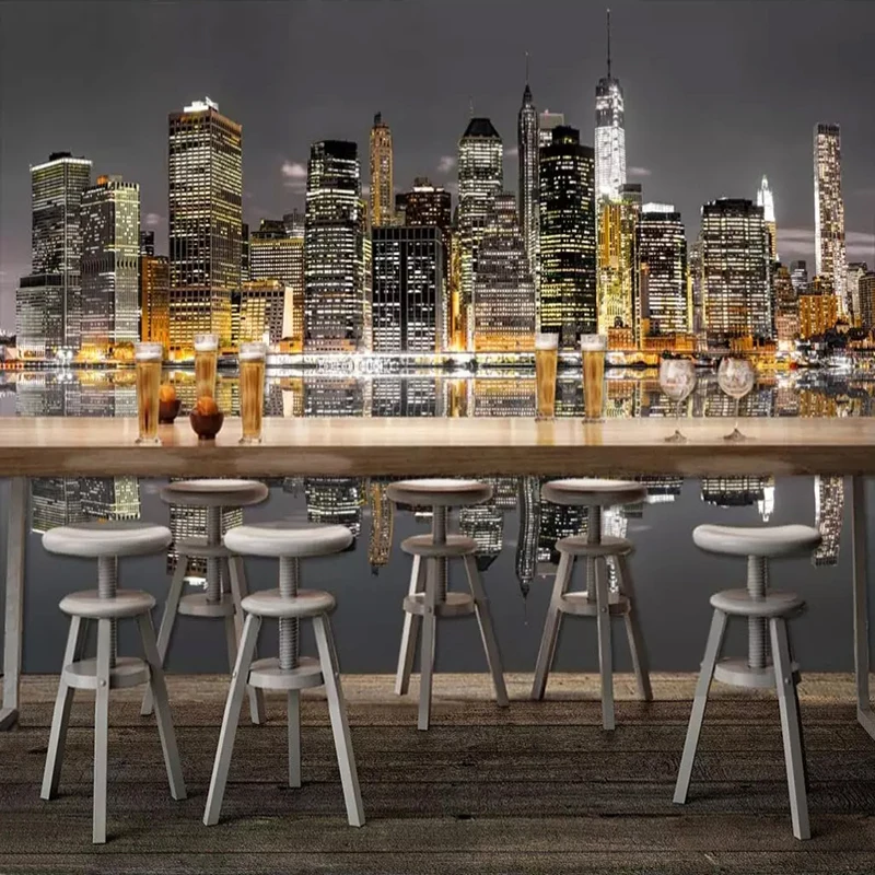 Custom Photo Wallpaper Murals 3D City Building Night View Large Wall Painting Bedroom Bar Restaurant Wall Decor Mural De Parede
Custom Photo Wallpaper Murals 3D City Building Night View Large Wall Painting Bedroom Bar Restaurant Wall Decor Mural De Parede