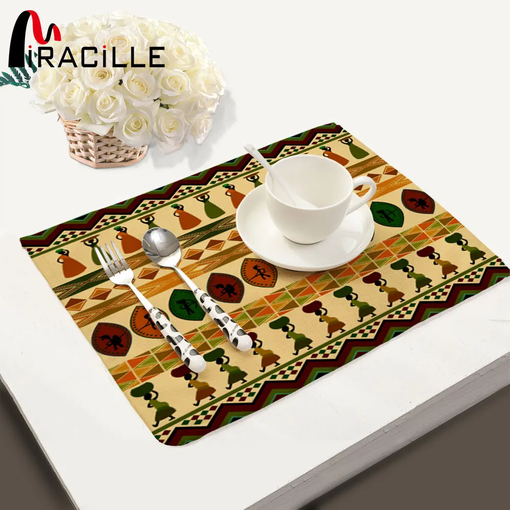 Miracille Bohemian Style Table Mat Dinning Bowl Plate Placemat Heat-insulated Tableware Ethnic Tablecloth for Home Wedding Decor
Miracille Bohemian Style Table Mat Dinning Bowl Plate Placemat Heat-insulated Tableware Ethnic Tablecloth for Home Wedding Decor