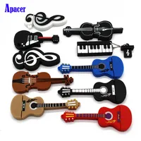 Apacer 10 styles Musical Instruments Model pendrive 8gb 16gb 32gb 64gb USB flash drive violin/piano/guitar image
