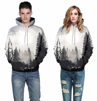 Long Sleeve Snow Forest Print Women's Hoodie Pull Over 3D Vintage Painting Unisex Sweatshirts Tops Plus Size
Long Sleeve Snow Forest Print Women's Hoodie Pull Over 3D Vintage Painting Unisex Sweatshirts Tops Plus Size
