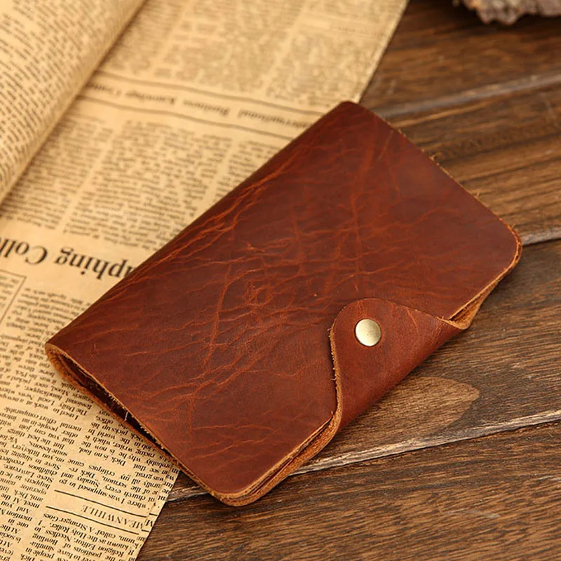 Men's classic Vintage Real Leather Purse with Coin Pocket Raw and Natural Crazy Horse Cowhide Genuine Leather Wallet for Men
Men's classic Vintage Real Leather Purse with Coin Pocket Raw and Natural Crazy Horse Cowhide Genuine Leather Wallet for Men