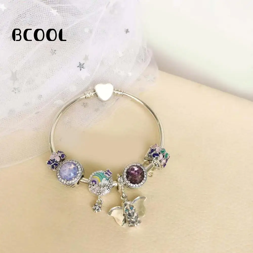 100%925 Sterling Silver Original 1:1, 2019 New Bracelet, PAN Romantic Rainbow Elephant Crystal Beads Bracelet Silver Jewelry.
100%925 Sterling Silver Original 1:1, 2019 New Bracelet, PAN Romantic Rainbow Elephant Crystal Beads Bracelet Silver Jewelry.