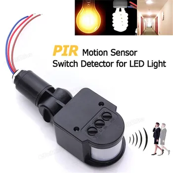 Automatic Black Wide Detection Range Sensor Light Mini 110-220V LED Outdoor Infrared PIR Motion Sensor Detector Wall Light Lamp
Automatic Black Wide Detection Range Sensor Light Mini 110-220V LED Outdoor Infrared PIR Motion Sensor Detector Wall Light Lamp