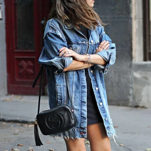 Fashion Women's Hole Patch Denim Ripped Jeans Distressed Denim Jacket Coat Outwear Loose Casual Cool Streetwear Jackets Autum
Fashion Women's Hole Patch Denim Ripped Jeans Distressed Denim Jacket Coat Outwear Loose Casual Cool Streetwear Jackets Autum