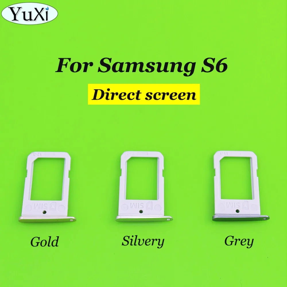 YuXi SIM Card Tray Holder Slot for Samsung Galaxy S6 edge G925 Replacement Part
YuXi SIM Card Tray Holder Slot for Samsung Galaxy S6 edge G925 Replacement Part