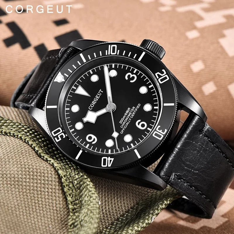Top Luxury Brands Schwarz Bay 41mm Men Automatic Mechanical Watch PVD Case Luminous Waterproof Military Sport Swim Watches
Top Luxury Brands Schwarz Bay 41mm Men Automatic Mechanical Watch PVD Case Luminous Waterproof Military Sport Swim Watches