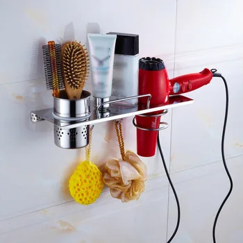 Adeeing Wall Mounted Hair Dryer Rack Set 35cm length Stainless Steel Comb Bath Ball Hair Dryer Rack Wall Holder Shelf Storage
Adeeing Wall Mounted Hair Dryer Rack Set 35cm length Stainless Steel Comb Bath Ball Hair Dryer Rack Wall Holder Shelf Storage