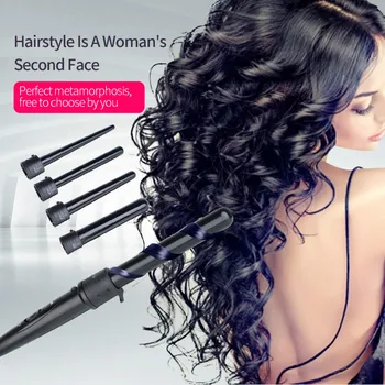 5 in 1 Multifunction Interchangeable Roller Kit 09-32mm 5 size Hair Curling Iron with Glove 5P Ceramic Perm Hair Curler Wand P34
5 in 1 Multifunction Interchangeable Roller Kit 09-32mm 5 size Hair Curling Iron with Glove 5P Ceramic Perm Hair Curler Wand P34