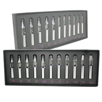 11pcs Sizes Tattoo Tips 304 Stainless Steel Tattoo Nozzle Tips for Needles Set Kit
11pcs Sizes Tattoo Tips 304 Stainless Steel Tattoo Nozzle Tips for Needles Set Kit