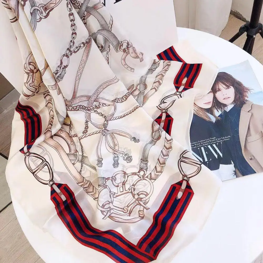New Silk Scarf Satin Silk Printed Long Towel Gift Shawl in Spring, Summer and Autumn 90*180cm 68085
New Silk Scarf Satin Silk Printed Long Towel Gift Shawl in Spring, Summer and Autumn 90*180cm 68085