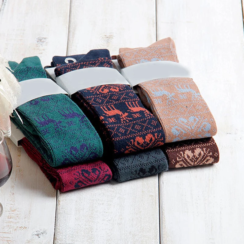 6 Color Autumn And Winter Boutique Cotton Gaotong Socks Over Knee Socks Snowflakes Deer Retro Casual Lady Girls Women Socks
6 Color Autumn And Winter Boutique Cotton Gaotong Socks Over Knee Socks Snowflakes Deer Retro Casual Lady Girls Women Socks