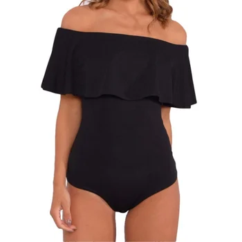 Women Summer Sexy Off Shoulder Rompers Ruffles Bodysuit Tops Bodycon Solid Blusa Jumpsuit 5 Colors LM75
Women Summer Sexy Off Shoulder Rompers Ruffles Bodysuit Tops Bodycon Solid Blusa Jumpsuit 5 Colors LM75