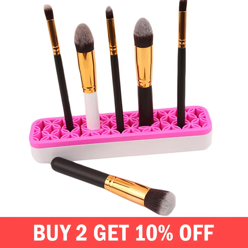 Portable Women Cosmetic Brush Holder Female Makeup Organizers Lipstick Eyeshadow Brushes Drying Rack Make Up Tools Accessories
Portable Women Cosmetic Brush Holder Female Makeup Organizers Lipstick Eyeshadow Brushes Drying Rack Make Up Tools Accessories
