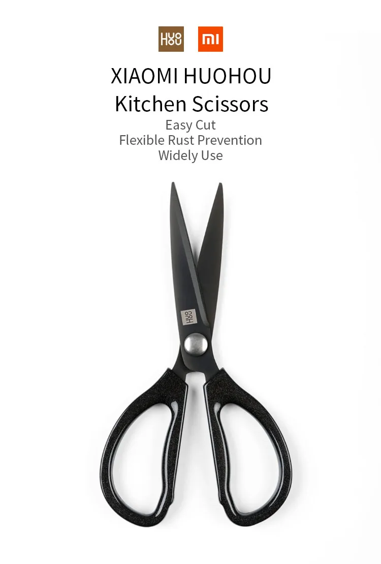 Orriginal xiaomi mijia huohou scissors knife Kitchen scissors flexible Rust prevention For xiaomi smart home kit (1)