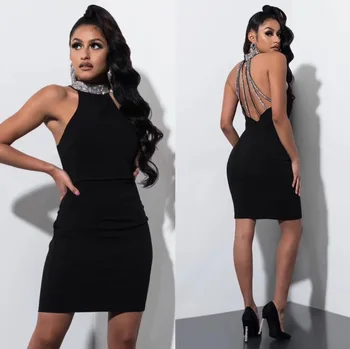 Vestido Summer Dress Women New Fashion Sexy Bling Black Bandage Dress 2019 Designer Elegant Trendy Party Dress
Vestido Summer Dress Women New Fashion Sexy Bling Black Bandage Dress 2019 Designer Elegant Trendy Party Dress
