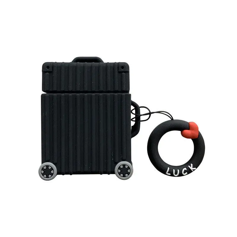 Cute Suitcase Trunk Luggage shockproof Case for Apple AirPods 2 Earphone Protective Cover with Finger Ring Strap For new Airpod
Cute Suitcase Trunk Luggage shockproof Case for Apple AirPods 2 Earphone Protective Cover with Finger Ring Strap For new Airpod