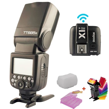 Godox TT685S 2.4G HSS TTL GN60 Flash Speedlite+ X1S Trigger Transmitter Kit for Sony A58 A7RII A7II A99 A7R & Gift
Godox TT685S 2.4G HSS TTL GN60 Flash Speedlite+ X1S Trigger Transmitter Kit for Sony A58 A7RII A7II A99 A7R & Gift