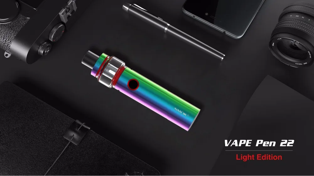 SMOK Vape Pen 22 Light Edition vaporizer With 1650 mah battery cigarette electronique VS Stick Prince Kit Vaper S3215