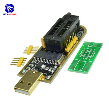diymore USB Programmer WCH341A Series 24 EEPROM Writer 25 SPI Flash BIOS Board Module USB to TTL 5V-3.3V Software Driver Drive
diymore USB Programmer WCH341A Series 24 EEPROM Writer 25 SPI Flash BIOS Board Module USB to TTL 5V-3.3V Software Driver Drive