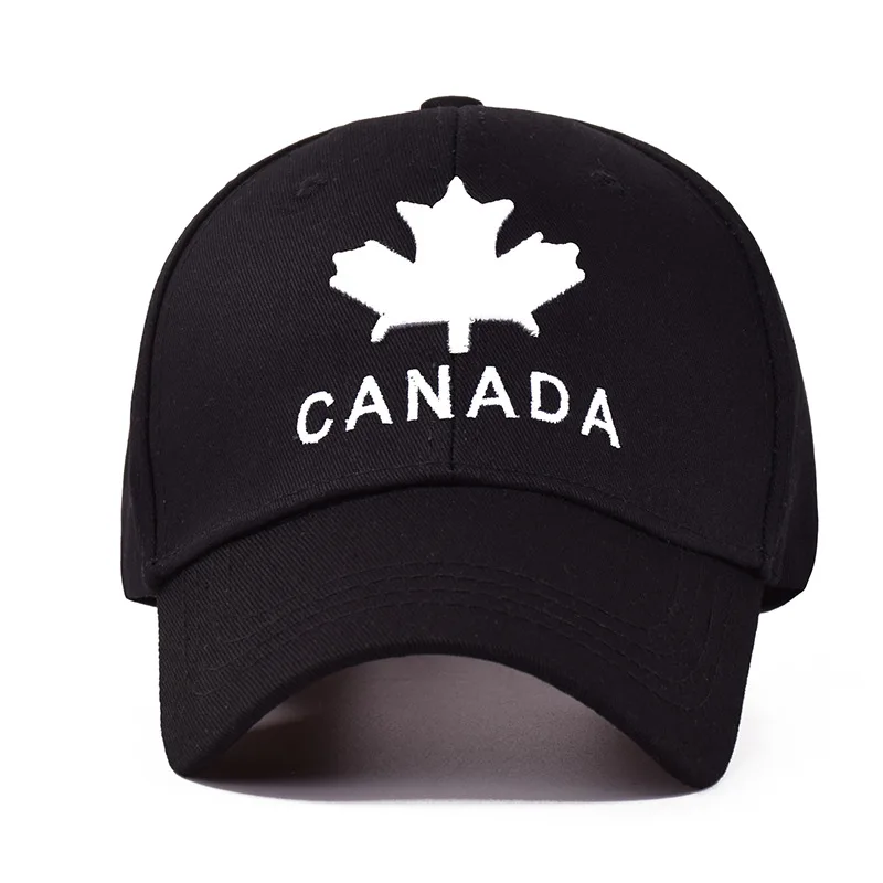Canada Maple Leaf Emboridery Men Baseball Cap Women Snapback Bone Adjustable Hat Canada Maple Leaf Emboridery Men Baseball Cap Women Snapback Bone Adjustable Hat
