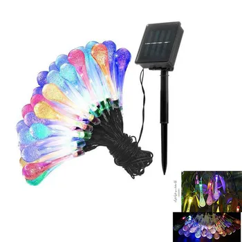 50 LEDS 7M Solar Powered String Lights Outdoor Waterproof LED Water Drop Fairy String Lights for Garden Decoration 20 LEDs 5M
50 LEDS 7M Solar Powered String Lights Outdoor Waterproof LED Water Drop Fairy String Lights for Garden Decoration 20 LEDs 5M
