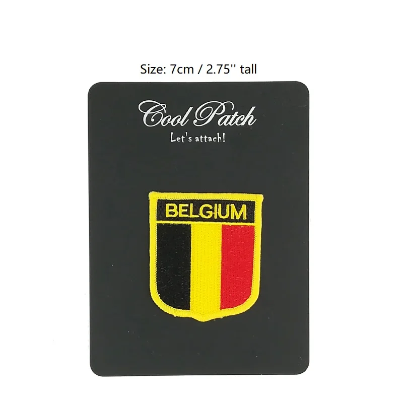 Belgian National Flag Embroidered travel souvenir Patch Sew-On Belgium Iron On words Football favor gift for friends
Belgian National Flag Embroidered travel souvenir Patch Sew-On Belgium Iron On words Football favor gift for friends